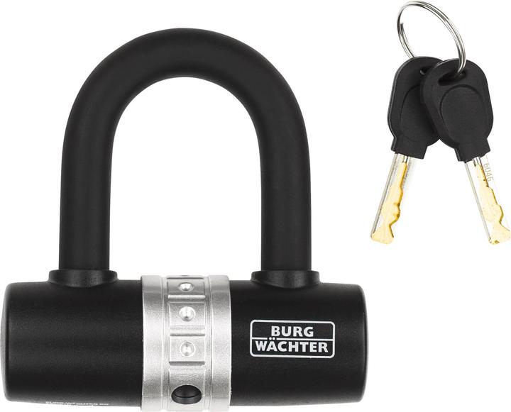 Actual product image Burg Wächter BURG-WŽCHTER U-bolt bicycle lock 1480 HB, black
