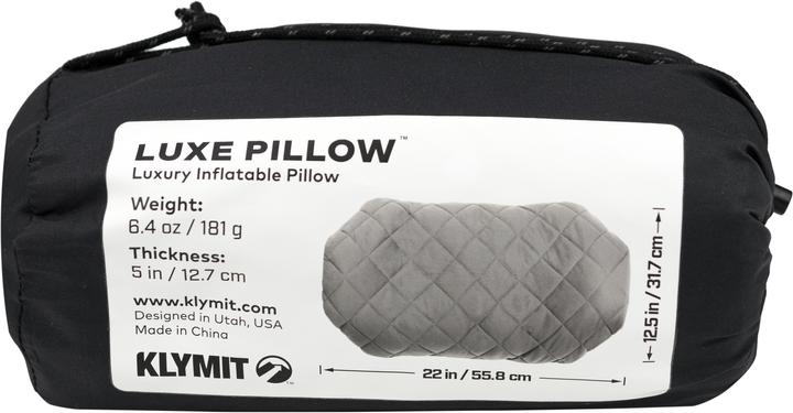Actual product image Klymit Luxe Pillow (Sleeping mask)