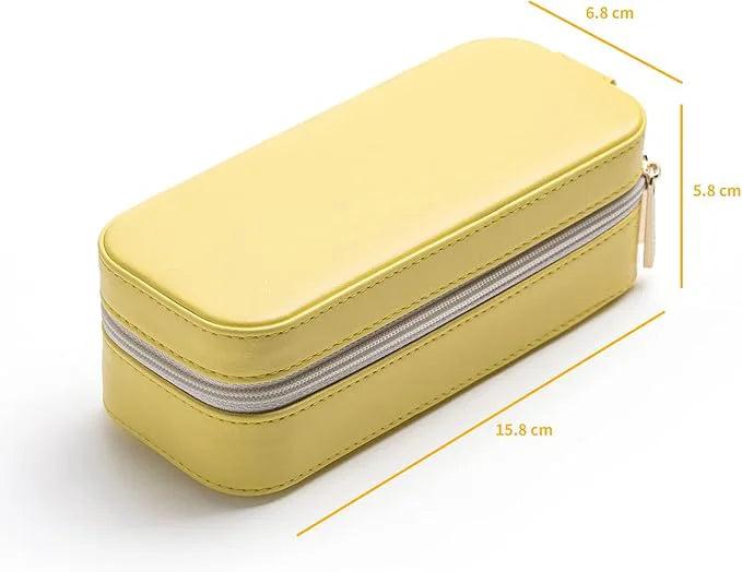 Actual product image Only-Bags.Store Travel Jewelry Box, Portable Jewelry Case, PU Jewelry Box, Small Jewelry Container, Jewelry Boxes