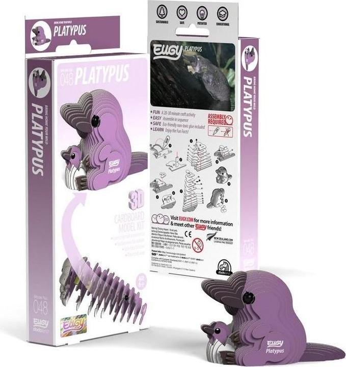 Fat Brain Toys Eugy das Schnabeltier Öko-3D-Puzzle