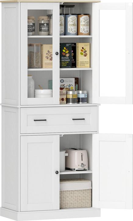 Produktbild Homcom Küchenschrank (76 x 40 x 182.50 cm)