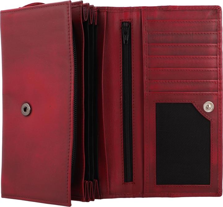 Produktbild Greenburry Destressed Geldbörse RFID Schutz Leder 18.5 cm