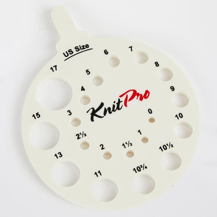 Actual product image Knitpro Needle template Ivy