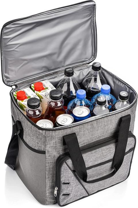 Actual product image Ty Meteor Frosty cooler bag grey-black 74597 (30 l)