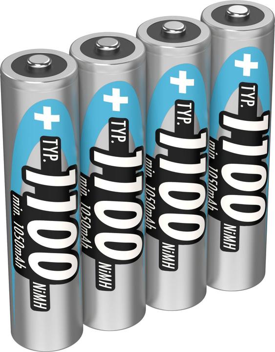 Produktbild Ansmann Typ 1100 (4 Stk., AAA, 1100 mAh)
