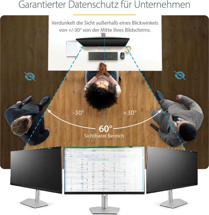 Produktbild StarTech .com Monitor Privacy Screen for 61,00cm (24") Display (24", 16 : 9)
