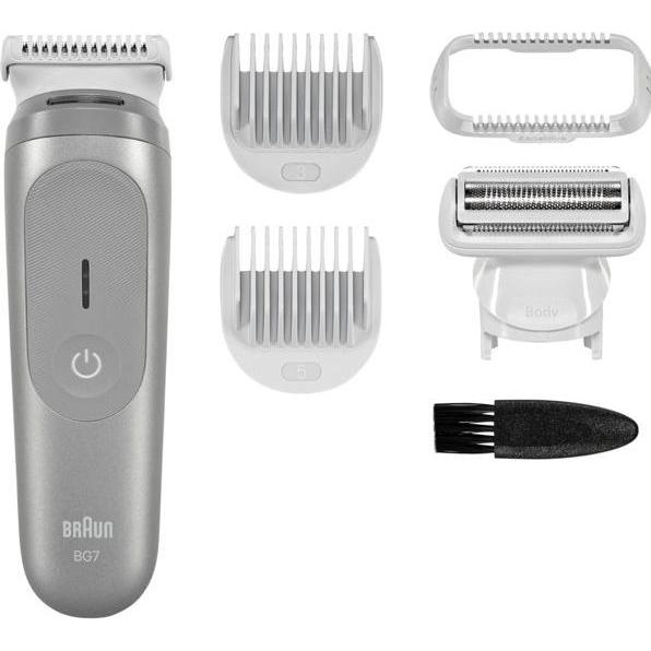 Braun, Regolabarba + Tagliacapelli, Series 7 Body Groomer BG7550 mit Gratis Rasurkopf Präzisionstrimmer (BG7550)