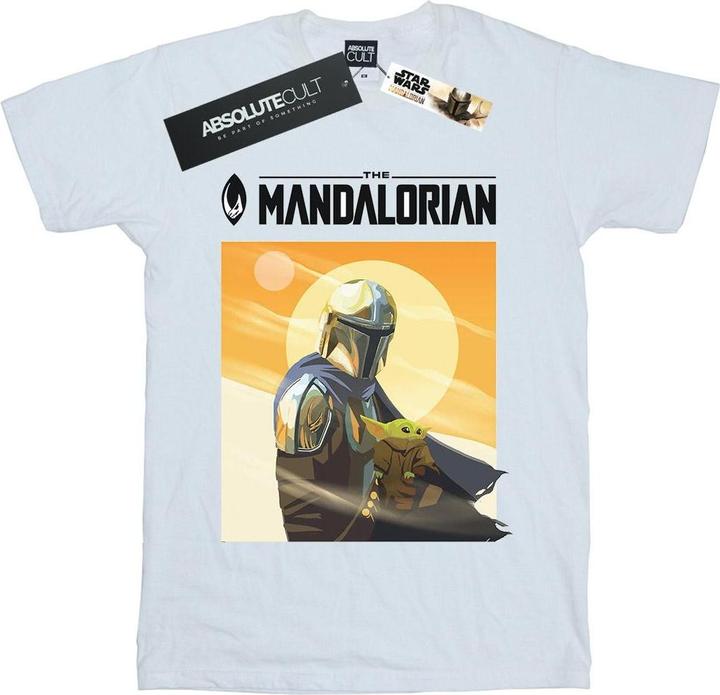 Immagine prodotto Star Wars The Mandalorian The Child Two Moons Maglietta Uomo (XXL)
