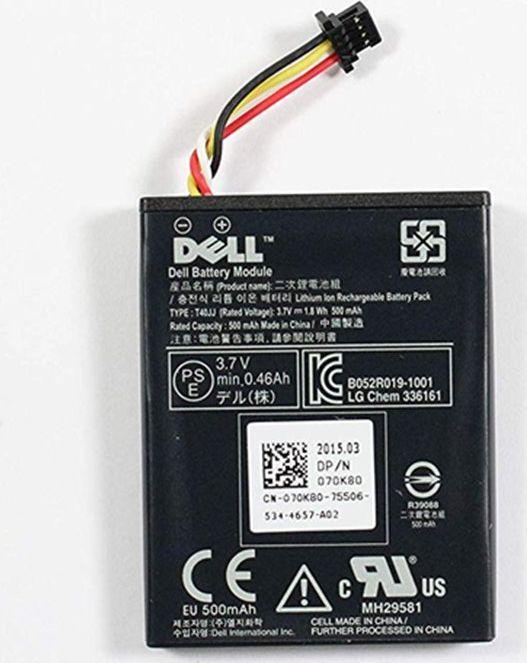 Productafbeelding Dell BTRY PRI 2.6WH LION BYD PERC9 (500 mAh)