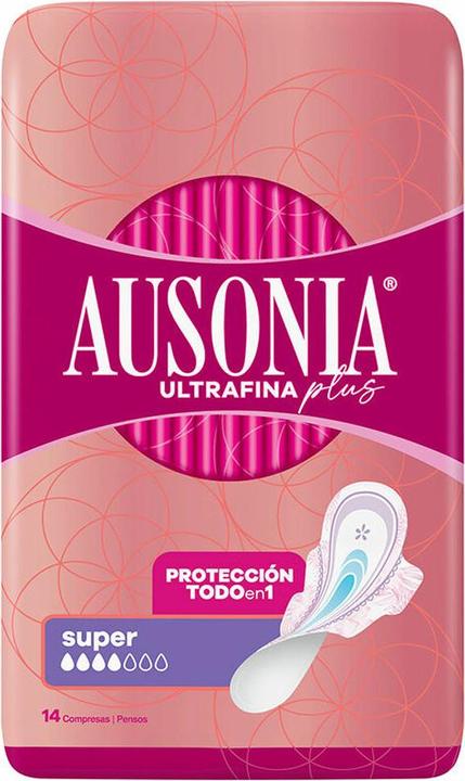 Actual product image Ausonia ULTRAFINA PLUS compresas super alas 14 u (14 x)