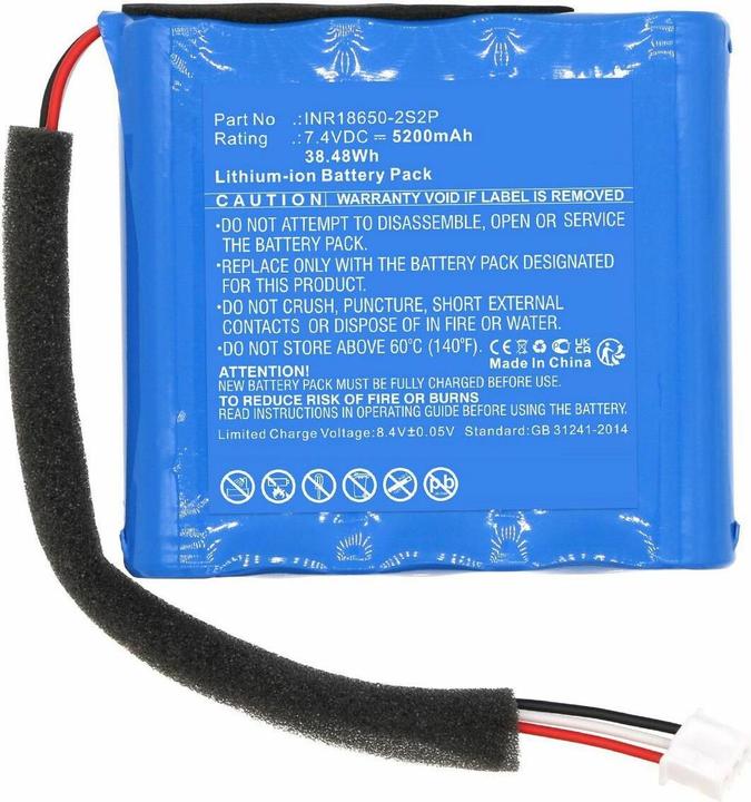 Immagine prodotto CoreParts Batteria 7,4V 5200mAh 38,48Wh (1 Cella, 5200 mAh)