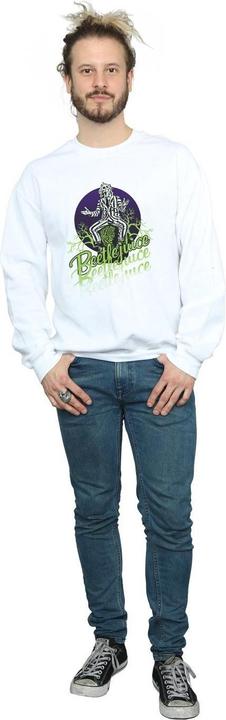 Image du produit Beetlejuice Mens Faded Pose Cotton Sweatshirt (S)