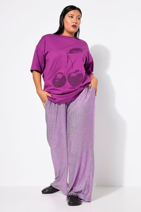Produktbild Studio Untold Glitzerhose, Wide Straight Legs, Glittereffekt (48)