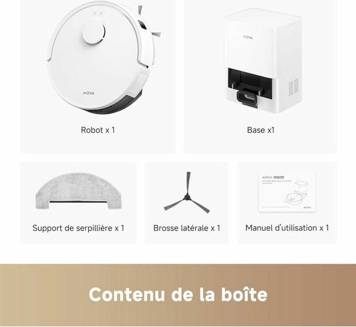 Actual product image Mova E20 (5000 Pa, Wiping cloth)