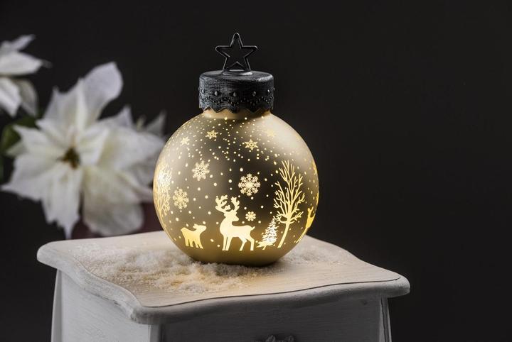 Produktbild Angela Bruderer LED-Dekokugel «Gold»