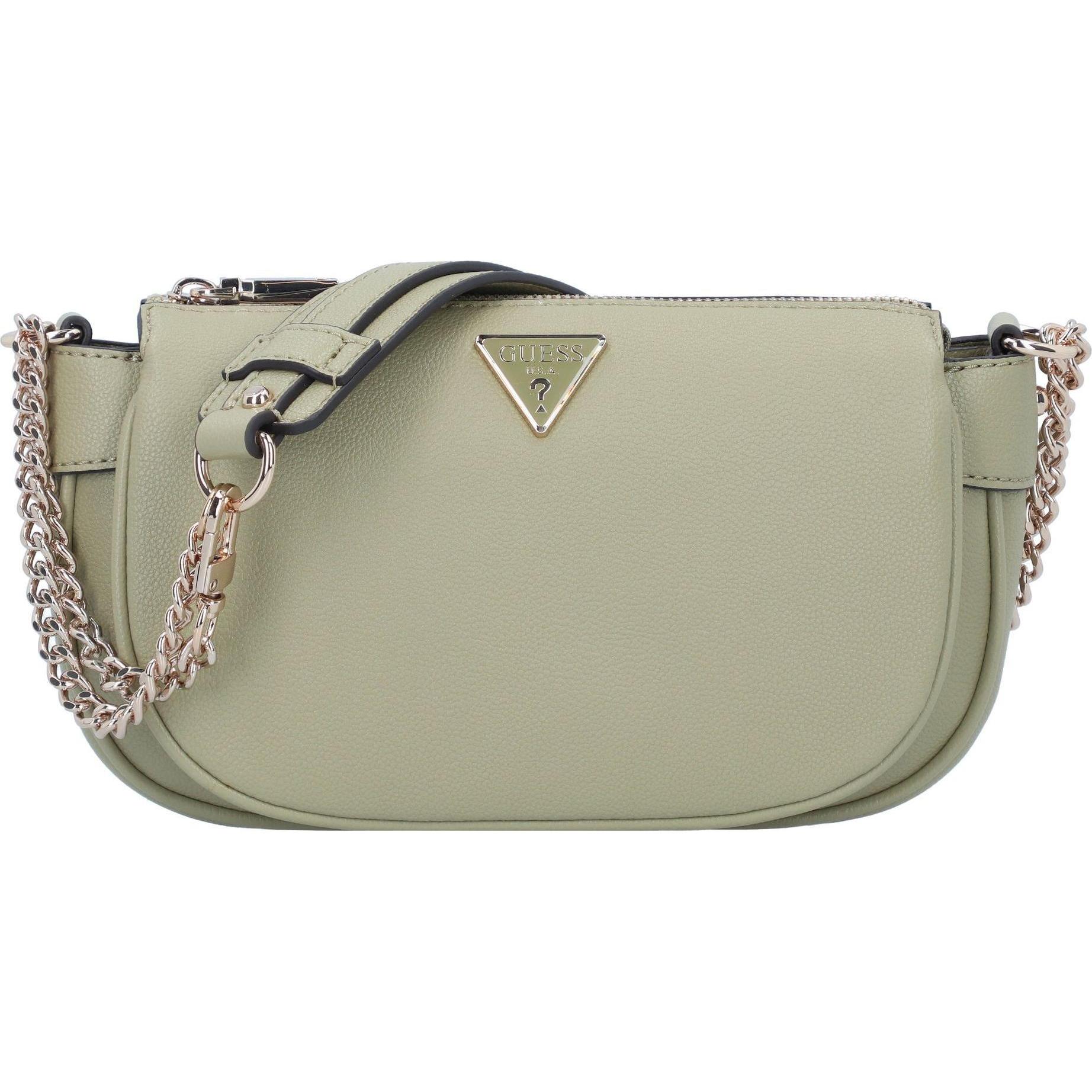 Guess, Handtasche, Silvye Schultertasche 24 cm, Grün