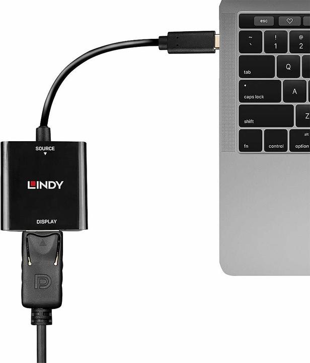 Produktbild Lindy Konverter USB Typ C auf DisplayPort 4K144 (USB Typ-C, 21 cm)