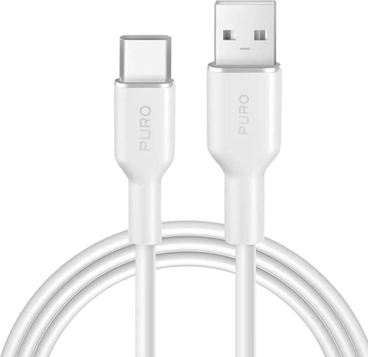 Produktbild Puro ICON Soft Cable – Kabel USB-A do USB-C 1.5 m (White) (1.50 m)