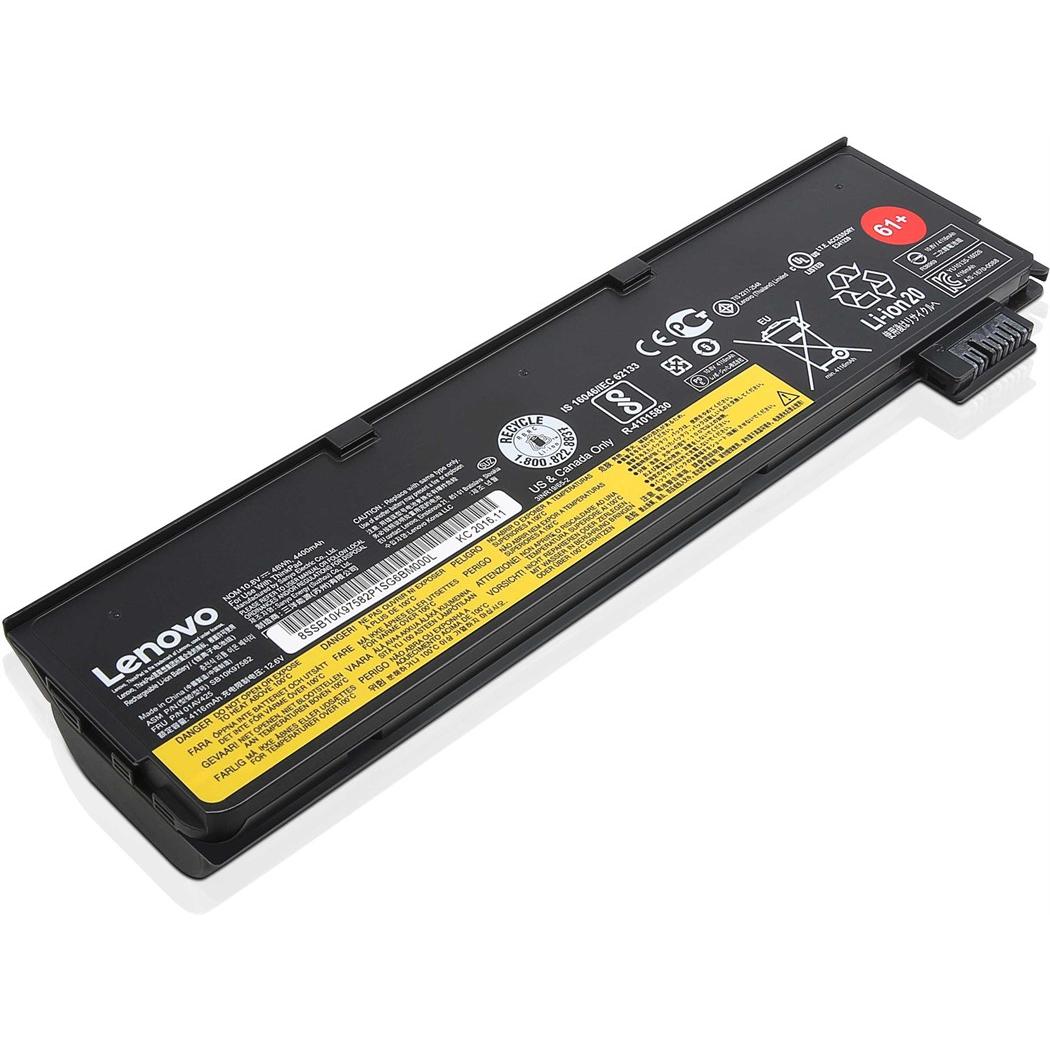 Lenovo 4x50m08811 (6 Zellen, 4200 mAh), Notebook Akku, Schwarz