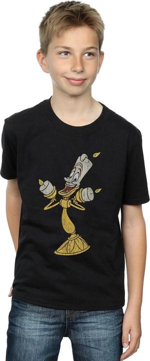 Produktbild Disney Beauty And The Beast Lumiere Distressed TShirt Jungen (140, 146)