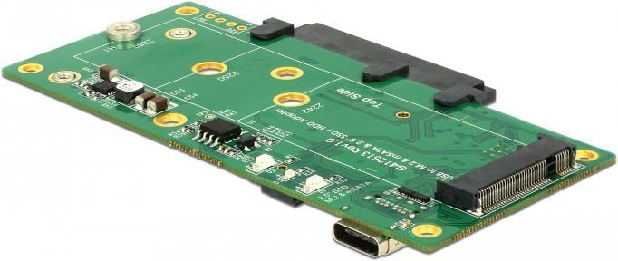 Delock SATA / M.2 / mSATA zu USB Type-C Konverter