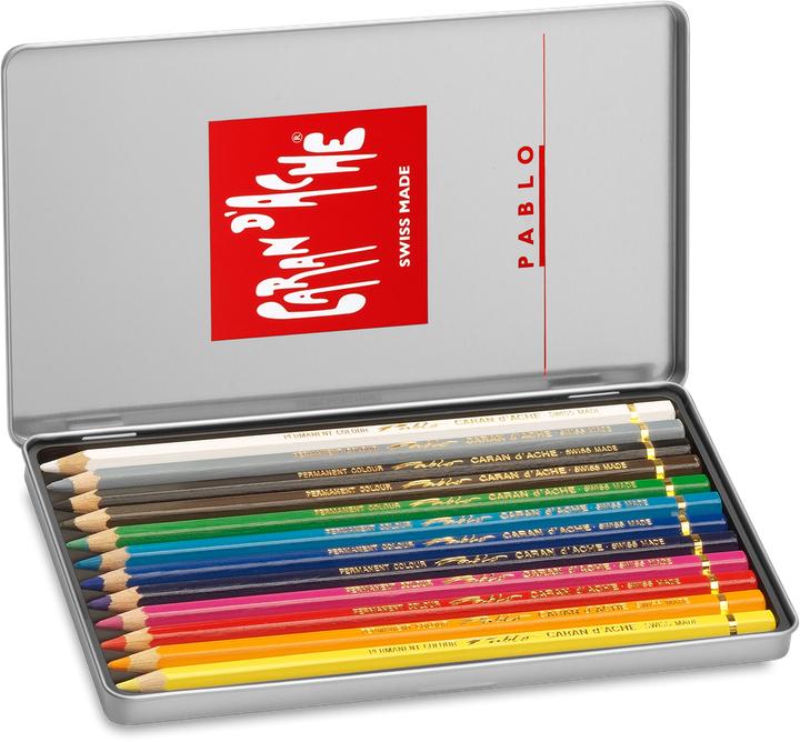 Actual product image Caran d'Ache Pablo Metallschachtel (Multicoloured, 12 x)