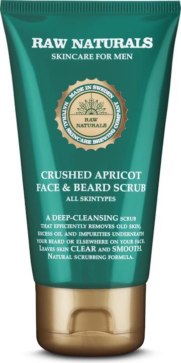 Actual product image Raw Naturals Face & Beard Scrub (Cleansing scrub, 75 ml)