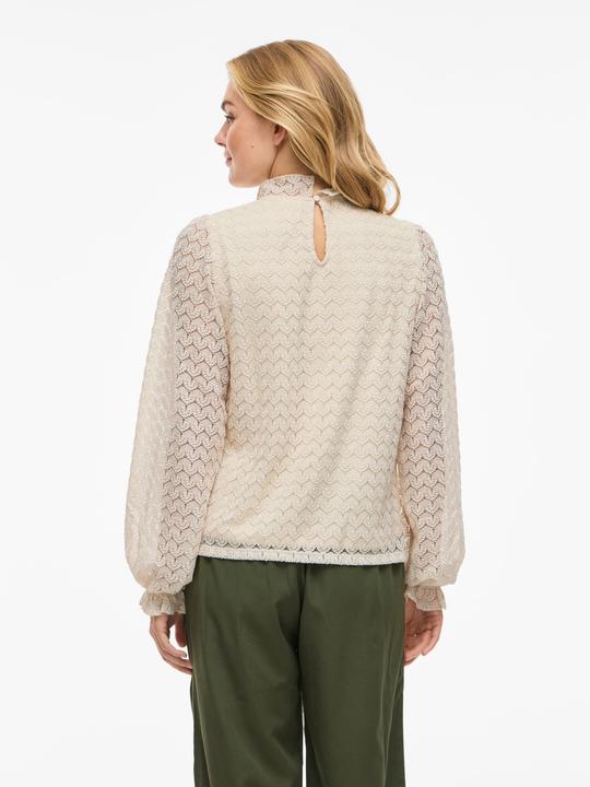 Actual product image Vila VIMOKA Stehkragen Oberteil mit langen Ärmeln (M)
