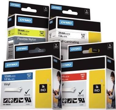 Produktbild Dymo Schriftband-Kassette Rhino IND (1.20 cm, Mehrfarbig)