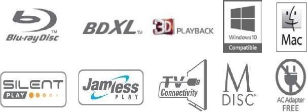 Image du produit Hitachi-LG Data Storage BP55EB40 (Lecteur Blu-ray, Graveur Blu-ray, Graveur de CD, Graveur de DVD, Lecteur DVD, Lecteur de CD)