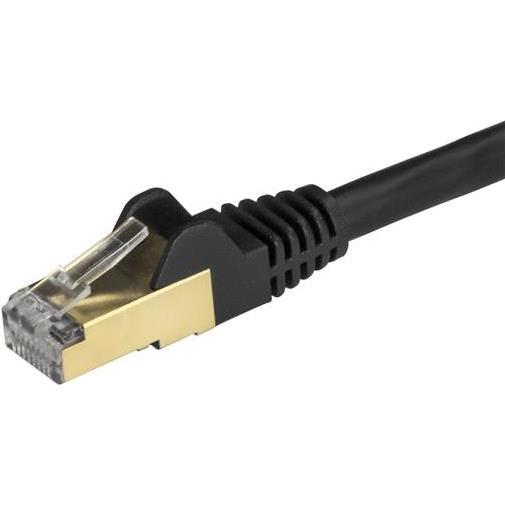 Thumbnail - StarTech Patch Cable Cat6a 2m Black (STP, CAT6a, 2 m), Netzwerkkabel