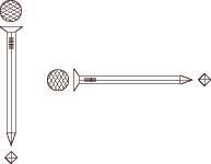 Actual product image ITW Global Fasteners ITW FASTNERS Blind Nails 28/65 mm 2½" Length 65 mm xØ28 mm