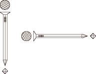 Actual product image ITW Global Fasteners ITW FASTNERS Blind Nails 28/65 mm 2½" Length 65 mm xØ28 mm