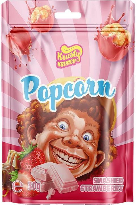Produktbild Krusty Krunch Popcorn Smashed Strawberry 30 g (30 g, 1 Stk.)