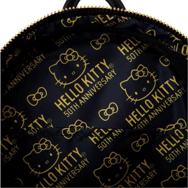 Produktbild Loungefly Hello Kitty 50th Anniversary by Mini Rucksack Metallic Gold