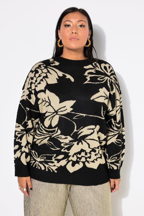 Produktbild Studio Untold Pullover, oversized, Flower-Glitzermuster (46, 48)