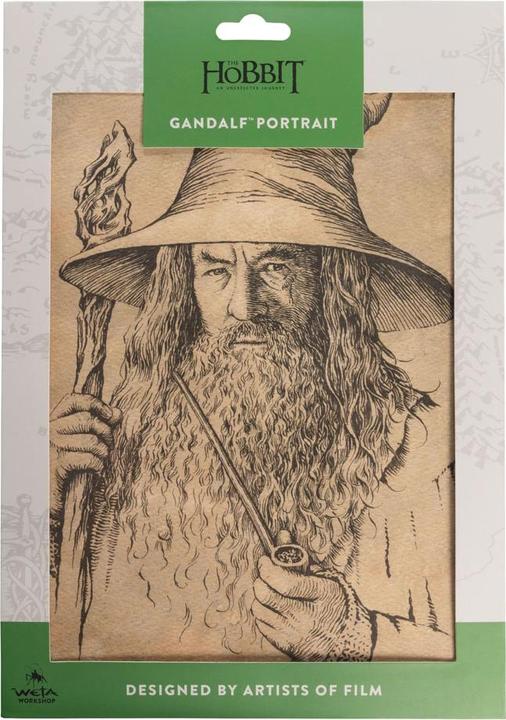 Actual product image Weta Workshop The Lord of the Rings - Portrait of Gandalf The Grey Statue Art Print (21 x 28 cm)