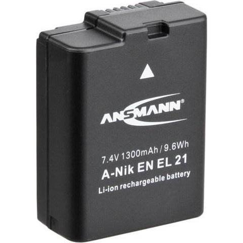 Ansmann A-Nik EN-EL21, Kamera Stromversorgung, Schwarz