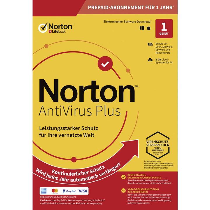 Norton AntiVirus Plus (1 User, 12 months)