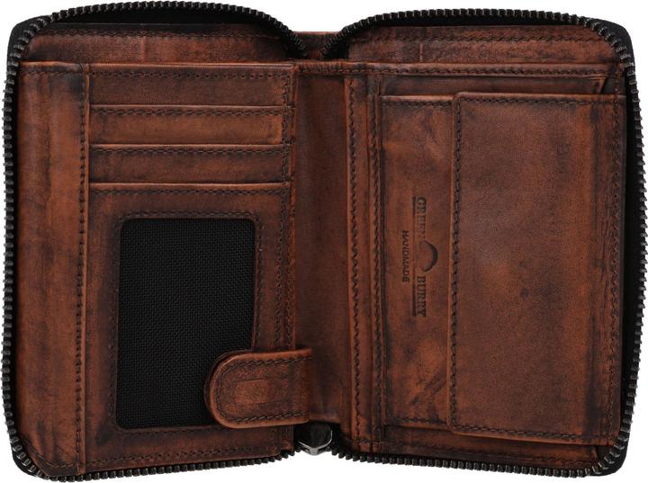 Produktbild Greenburry Destressed Geldbörse RFID Schutz Leder 13 cm