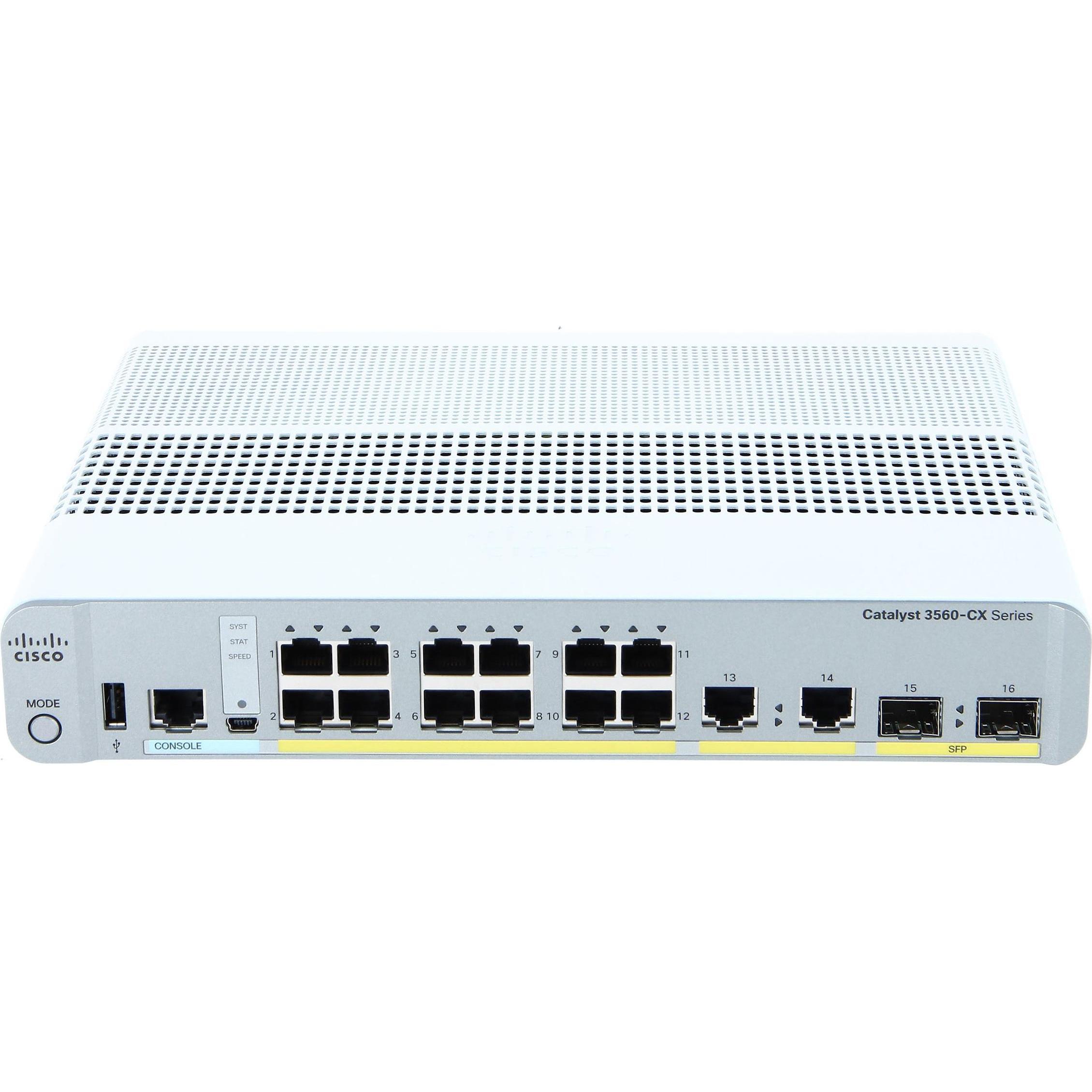 Cisco Catalyst 3560-CX (12 Ports), Netzwerk Switch, Silber