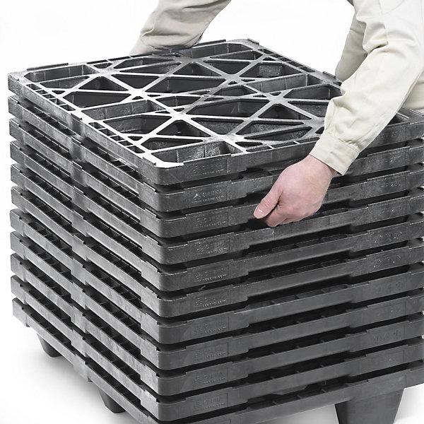 Actual product image eurokraft basic Plastic half pallet