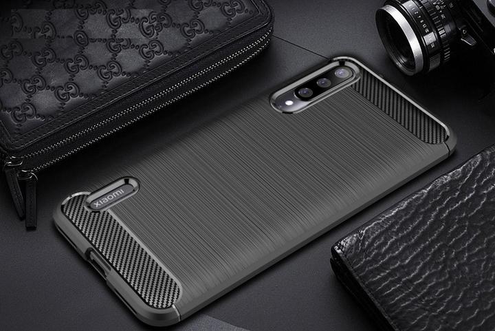 Actual product image Screenguard Xiaomi Mi A3 Hull Carbon Brushed Soft TPU (Mi A3)