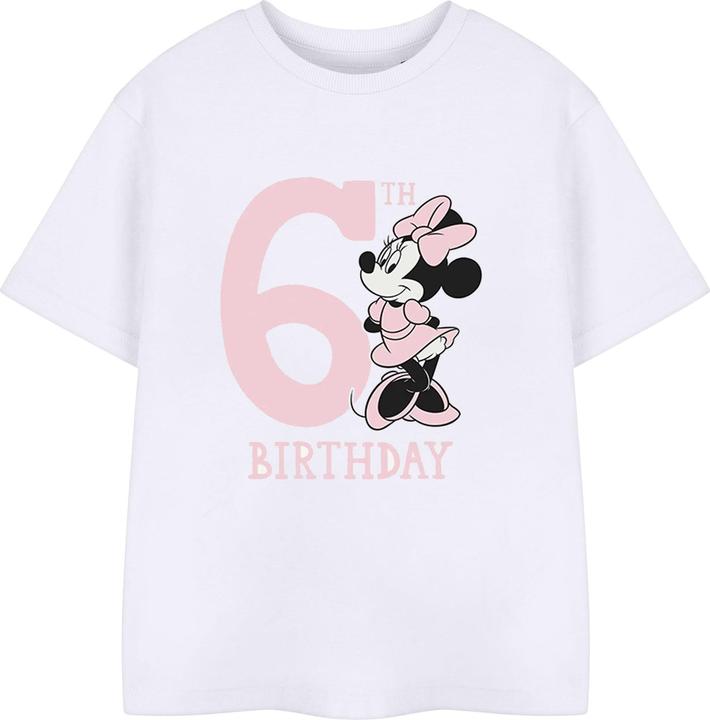 Immagine prodotto Disney Maglietta 6° Compleanno Topolina Bambini (152, 158)