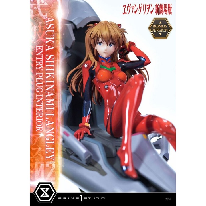 Actual product image Prime 1 Studio Rebuild of Evangelion statuette 1/4 Asuka Shikinami Langley Bonus Version 66 cm