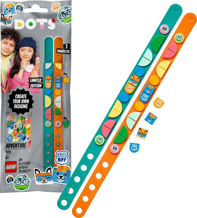 Produktbild LEGO Abenteuer Freundschaftsarmbänder (41918, LEGO Dots)