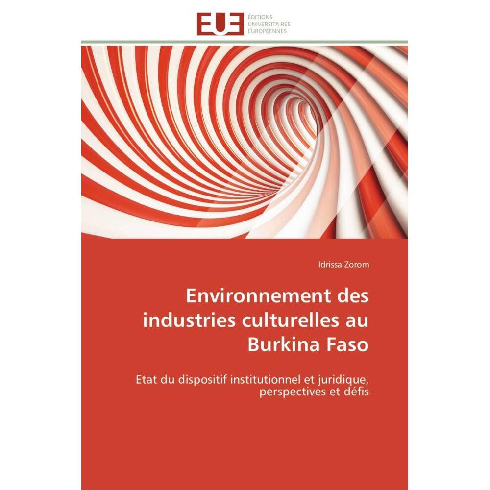 Environnement des industries culturelles au Burkina Faso, Fachbücher