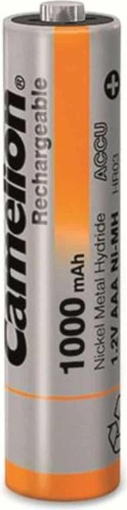 Actual product image Camelion NH-AAA1000BP4 - Rechargeable battery - nickel metal hydride (NiMH) - 1.2 V - 4 (4 pcs., AAA, 1000 mAh)