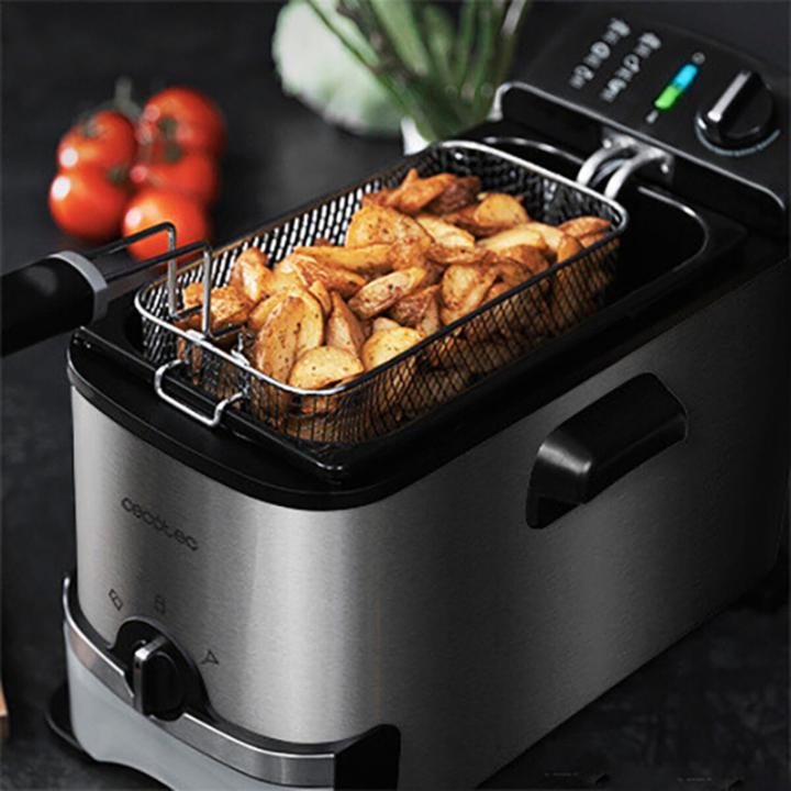 Actual product image Cecotec Fryer compatible Cleanfry 3000 Pro filter 3L (Noir/Argent)