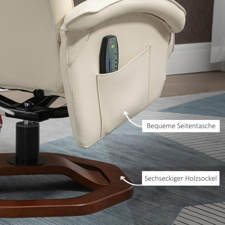 Actual product image Jamb Massage chair with footrest